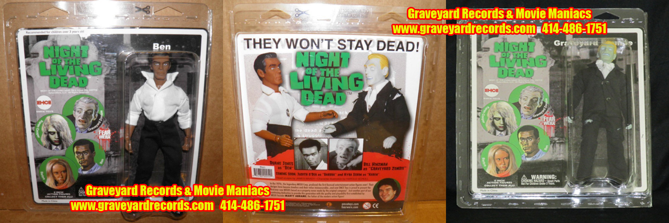8" NOTLD - UN-SIGNED - Retro Series Action Figures Set of 2